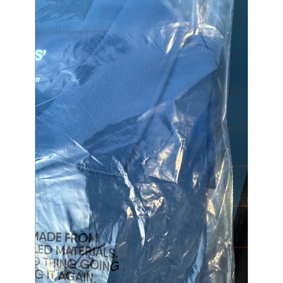 3 Pack Lands' End Men's M Soft Cotton Long, Short Sleeve Polo Blue, Olive, Red - Picture 4 of 13